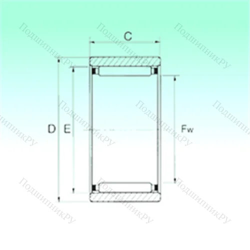 Подшипник игольчатый радиальный RNAO 55x68x20