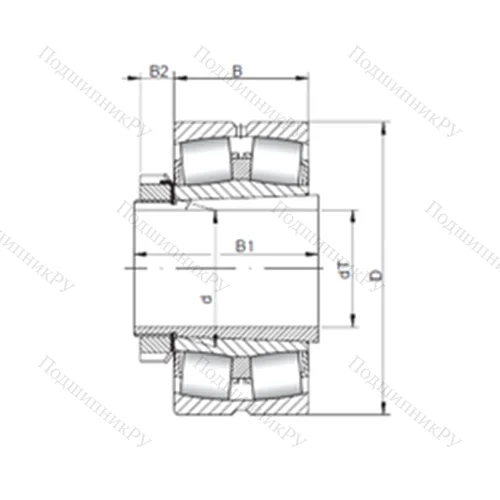 Подшипник роликовый радиальный самоцентрирующийся 22205 KCW 33+H 305 от производителя  CX Подшипник роликовый радиальный самоцентрирующийся 22205 KCW 33+H 305 от производителя  CX