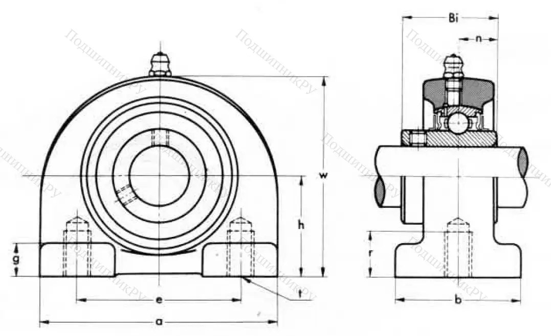 Подшипниковый корпус  PA 204 (ASAHI) в Балашихе