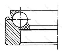 Подшипник  996905 размер 28x47x13,15 от производителя  ГПЗ-23 Подшипник  996905 размер 28x47x13,15 от производителя  ГПЗ-23