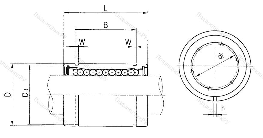 Подшипник LM 25 UU AJ в Балашихе