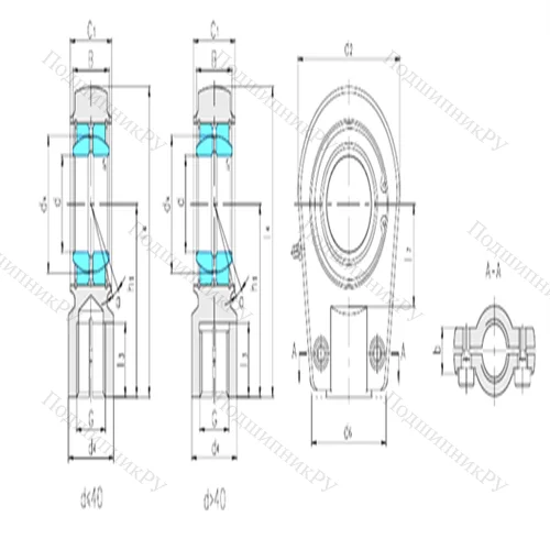 Подшипник скольжения сферический SIR 110ES