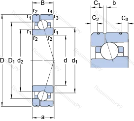 Подшипник 7016 ACE/HCP 4AL 1