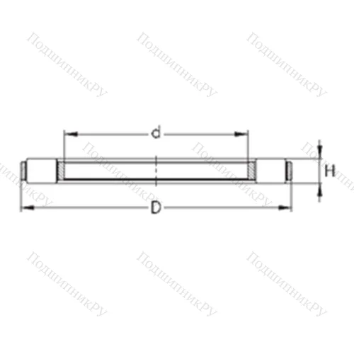Подшипник роликовый упорный K 81234-MB