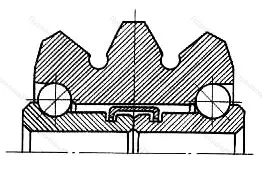 Модификация подшипника 6-776702Х размер 12,75x57,5x36,5/48
