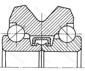 Модификация подшипника 6-776701ХУ размер 12x49,4x40,1