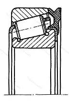 Модификация подшипника 407914ХМ размер 68,262x110x23,27 от производителя  ГПЗ-1 Модификация подшипника 407914ХМ размер 68,262x110x23,27 от производителя  ГПЗ-1