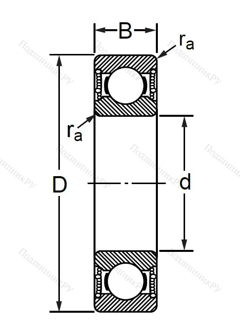 Шариковый однорядный подшипник 76-180315 (6315 2RSC 3) в Балашихе