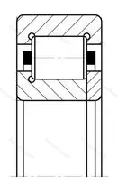 Подшипник  92414 (NUP 414) размер 70x180x42 от производителя  CRAFT