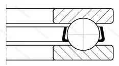 Модификация подшипника 6-8324 размер 120x210x70
