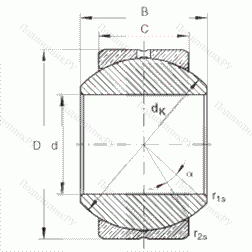 Подшипник шарнирный GE 6-PB
