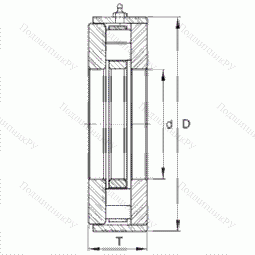 Подшипник роликовый упорный RWCT 27-C