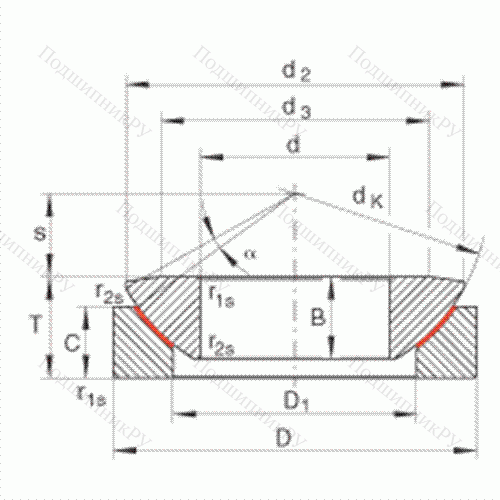 Подшипник шарнирный GE 160-AW