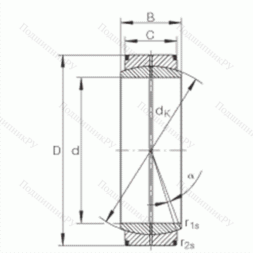 Подшипник шарнирный GE 850-DO